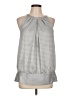 Calvin Klein Silver Sleeveless Blouse Size L - photo 1