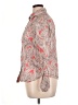 Boden 100% Cotton Paisley Red Pink Long Sleeve Button-Down Shirt Size 14 - photo 5