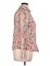 Boden 100% Cotton Paisley Red Pink Long Sleeve Button-Down Shirt Size 14 - photo 4
