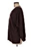 Garnet Hill 100% Linen Burgundy Pullover Sweater Size M - photo 5