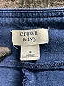 Crown & Ivy Solid Blue Casual Pants Size 14 - photo 4
