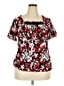 Studio 1940 Red Short Sleeve Blouse Size 18 - 20 - photo 1