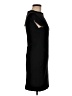 Aqua Solid Black Casual Dress Size M - photo 4