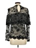 Zara Black Long Sleeve Blouse Size L - photo 2