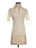 J.Crew 100% Merino Wool Ivory Short Sleeve Turtleneck Size S - photo 1