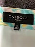 Talbots Print Teal Casual Skirt Size 8 Petite - photo 4