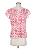 Croft & Barrow 100% Polyester Pink Short Sleeve Blouse Size S (petite) - photo 1