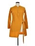 Unbranded 100% Polyester Orange Casual Dress Size XL - photo 1