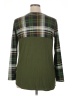 Acting Pro Plaid Green 3/4 Sleeve T-Shirt Size XL - photo 2