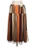 Cato 100% Polyester Color Block Brown Casual Skirt Size L - photo 2