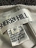 Sherri Hill Metallic Solid Silver Cocktail Dress Size 6 - photo 4