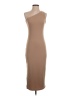 Gilli Solid Tan Cocktail Dress Size S - photo 1