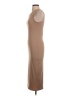 Gilli Solid Tan Cocktail Dress Size S - photo 5
