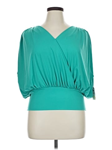 INC International Concepts 3/4 Sleeve T-Shirt (view 1)