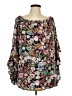 Entro 100% Rayon Brown 3/4 Sleeve Blouse Size L - photo 1