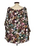 Entro 100% Rayon Brown 3/4 Sleeve Blouse Size L - photo 2