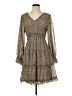 Assorted Brands 100% Polyester Animal Print Brown Tan Casual Dress Size M - photo 1