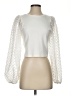 Mittoshop White Long Sleeve Top Size S - photo 1