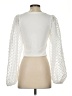 Mittoshop White Long Sleeve Top Size S - photo 2