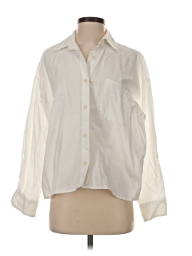 Djerf Avenue 3/4 Sleeve Button Down Shirt