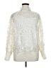 ELOQUII 100% Polyester Ivory Long Sleeve Blouse Size 16 - photo 1