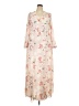 Shein Curve 100% Polyester Tan Pink Casual Dress Size 18 Plus (3) - photo 1