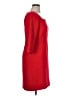 Ann Taylor Solid Red Casual Dress Size 14 - photo 4