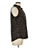 Claudia Richard Black Sleeveless Blouse Size L - photo 4