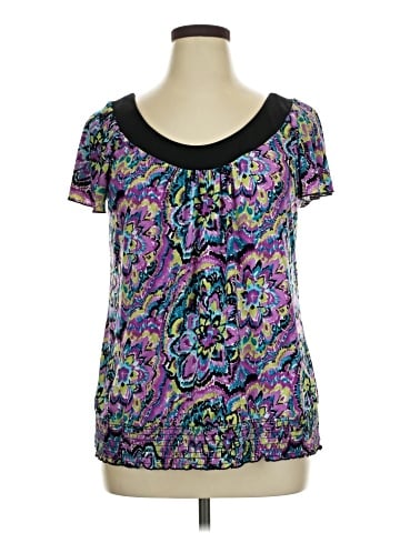 AB Studio Short Sleeve Top (view 1)