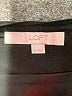 Ann Taylor LOFT 100% Polyester Black Short Sleeve Top Size XL - photo 7