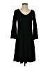 Spense Solid Black Casual Dress Size XS - photo 1