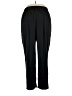 Uniqlo 100% Polyester Solid Black Casual Pants Size XL - photo 1