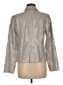 Spiegel 100% Linen Metallic Silver Jacket Size 8 - photo 2