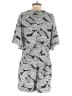 Ann Taylor LOFT 100% Polyester Graphic Gray Romper Size 8 - photo 2