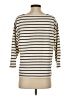 L.L.Bean 100% Cotton Stripes Ivory 3/4 Sleeve Top Size S - photo 2