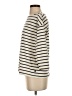 L.L.Bean 100% Cotton Stripes Ivory 3/4 Sleeve Top Size S - photo 5