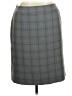 Evan Picone Plaid Gray Formal Skirt Size 14 Petite - photo 1