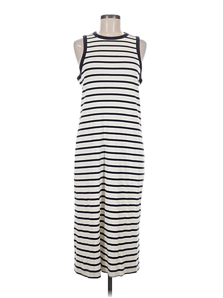 Pre-owned H&m Casual Dress In Ivory