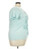 Talbots Floral Teal Short Sleeve T-Shirt Size 2X - photo 4