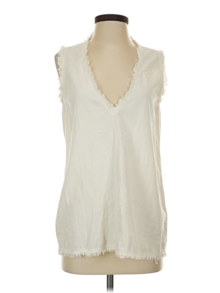 Pre-owned Silence And Noise Sleeveless Blouse In Ivory