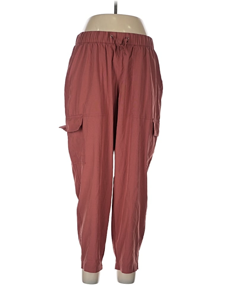 Pre-owned Active By Old Navy Casual Pants In Burgundy