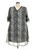 Davi & Dani 100% Polyester Paisley Gray Casual Dress Size 2X - photo 1