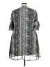 Davi & Dani 100% Polyester Paisley Gray Casual Dress Size 2X - photo 2