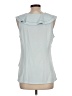 Ann Taylor 100% Polyester Blue Sleeveless Blouse Size 10 - photo 2