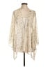 Maurices 100% Polyester Ivory Kimono Size Lg - XL - photo 1
