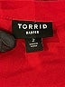 Torrid 100% Polyester Red 3/4 Sleeve Blouse Size 2X Plus (2) - photo 7