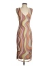 AFRM Graphic Tan Cocktail Dress Size S - photo 1