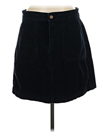 dip Denim Skirt (view 1)