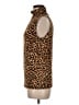 April Brown Sleeveless Top Size M - photo 5