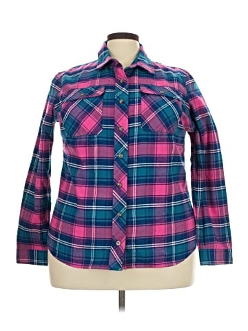 Duluth Trading Co. Long Sleeve Button-Down Shirt (view 1)